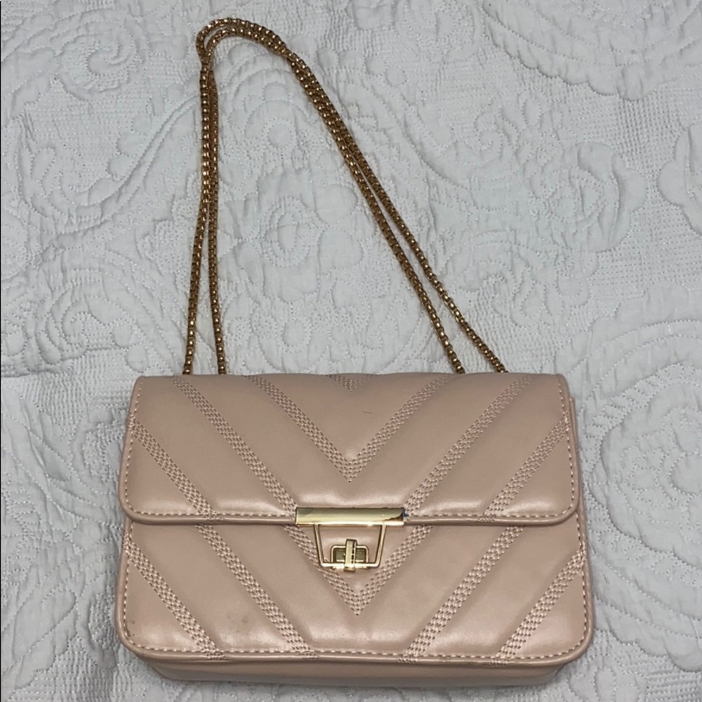 Cute nude shoulder bag